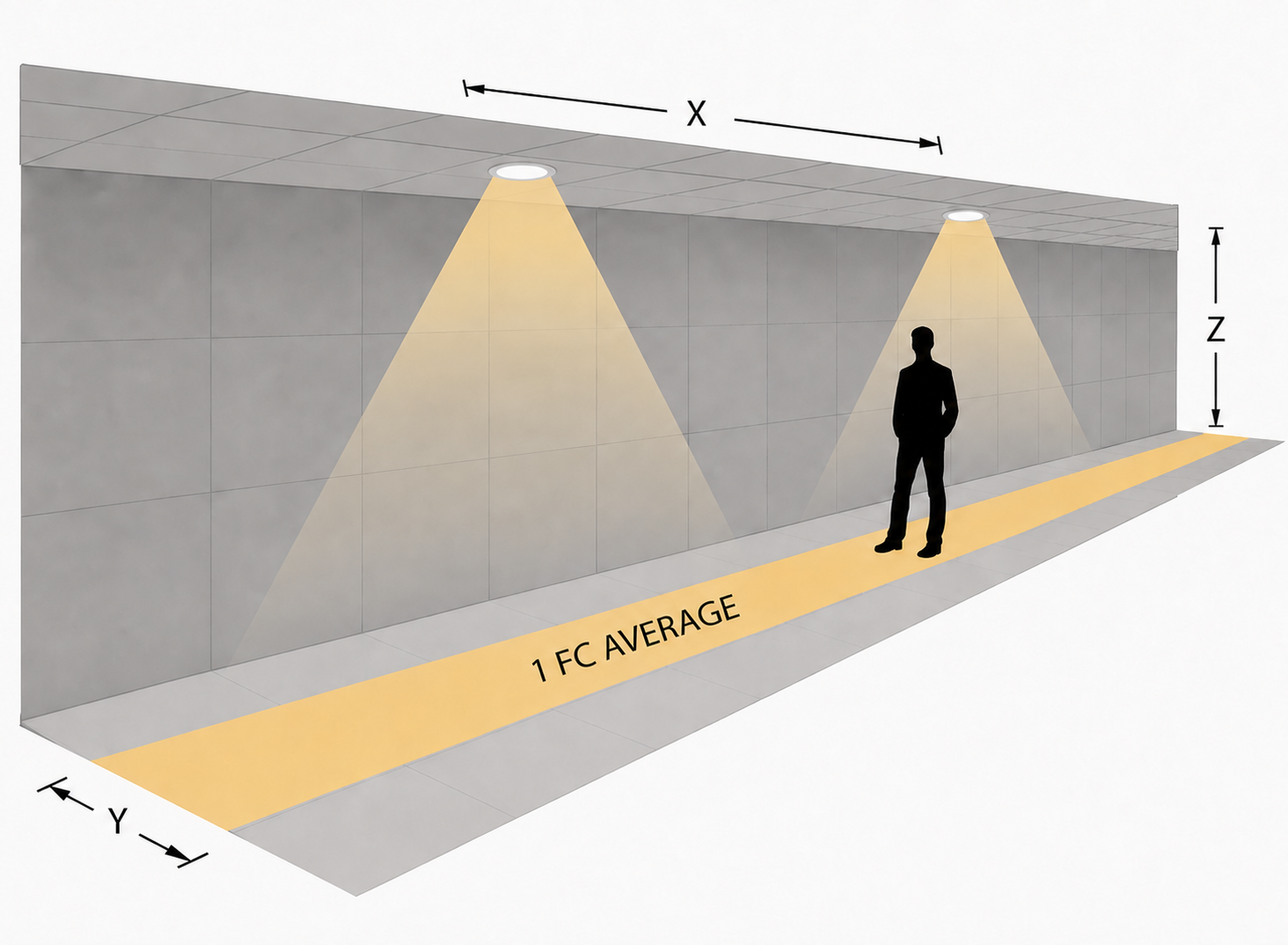 Commercial Lighting | Ultra-Thin LED Downlight 8 in Photometrics