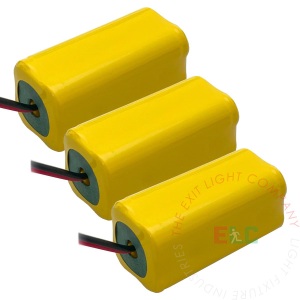 Battery AAA NiCad 4.8V 300mAh (3 Per Pack)