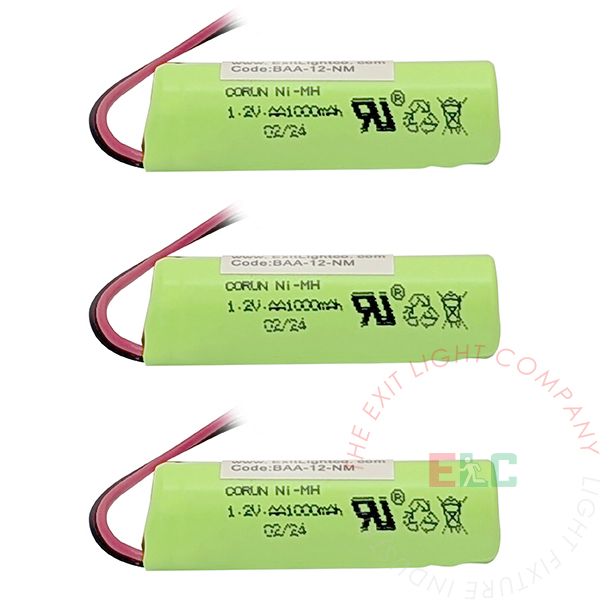 Ni-Mh Battery | AA 1.2V 1000mAh | 3 Pack