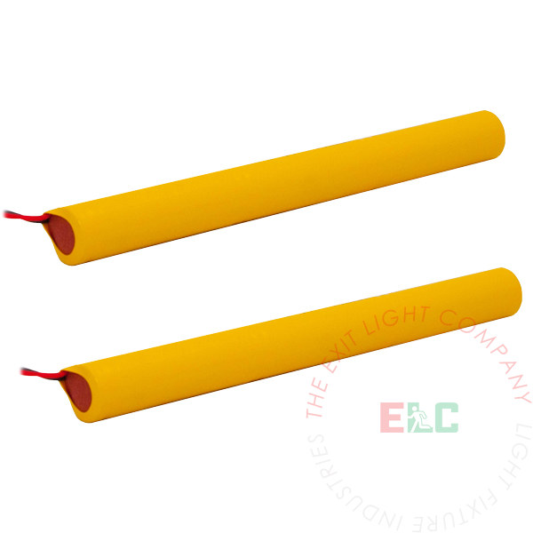 The Exit Light Co. - Battery AA NiCad 3.6V 700mAh - 1x3 Inline (2 Per Pack)