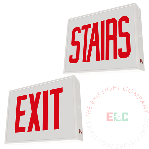Red LED Chicago Approved Exit Sign | UL 924