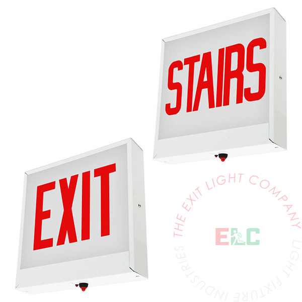 Red LED Chicago Approved Exit Sign | UL 924