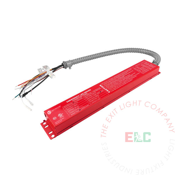 Emergency LED Driver | Micro Inverter 120VAC Output | 25 Watt | Up to 200W Dimmable Fixture