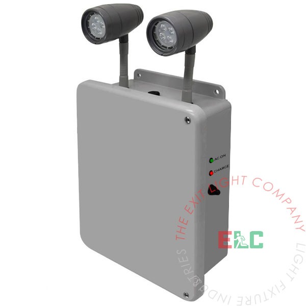 The Exit Light Co. - Emergency Light | 18-360W Capacity | NEMA 4X Rated | 6 Week Lead Time