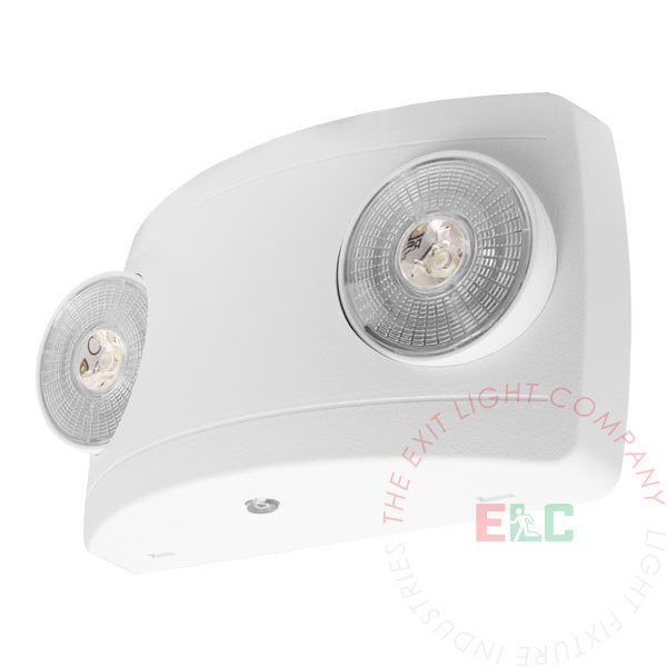 The Exit Light Co. - Contemporary LED Emergency Light | White Housing