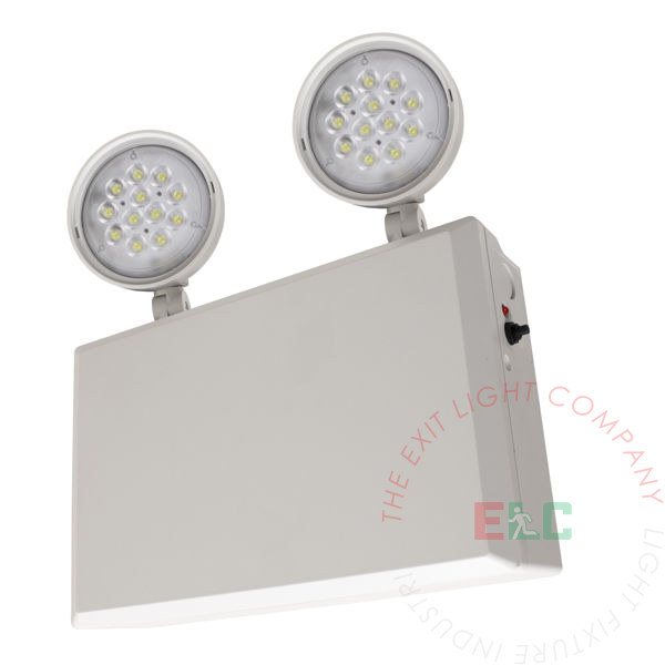 LED Remote Head Capable Industrial Emergency Light | 6 Volt | 50 or 100 Watt | Optional Lamp Heads