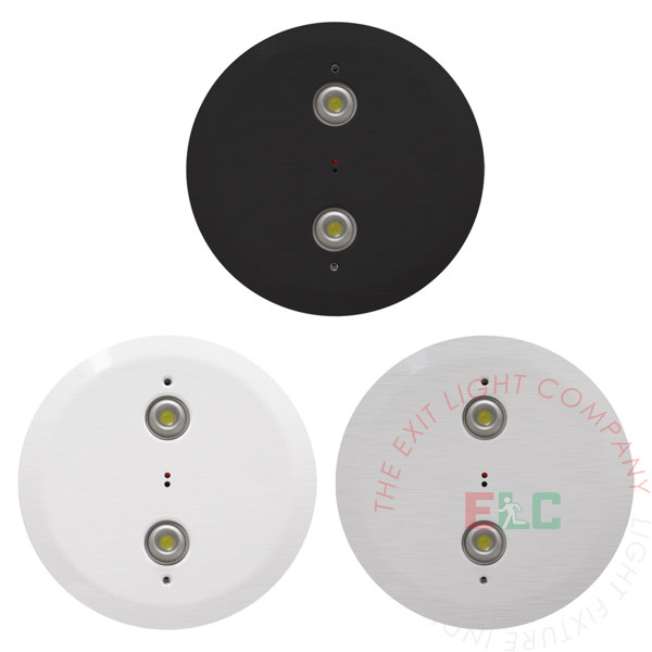 LED Recessed Architectural Emergency Light | Ceiling Mount | Aluminum 48' Light Spread