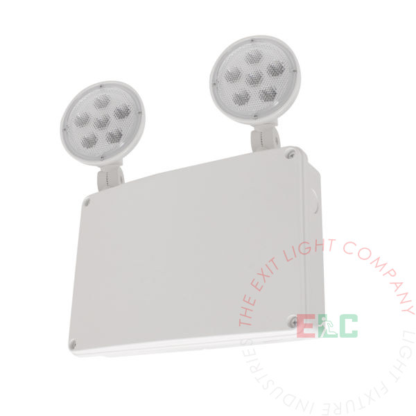 Industrial Grade Wet Location LED Emergency Light | Remote Capacity | Full Gasket | Cold Temp Option