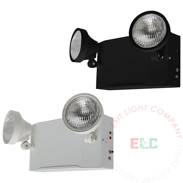 Steel Housing LED Emergency Light | Compact Round | 6 Volt 9 Watt | Made in the USA