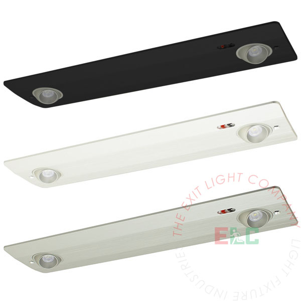 LED Recessed Emergency Light | Ceiling and Wall Mount | Adjustable Lamps