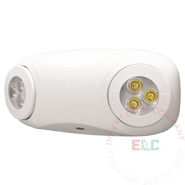 Thin High Output LED Emergency Light | 600 Lumen | Adjustable Lamps