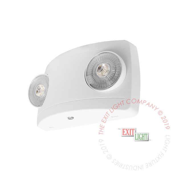 Compact LED Emergency Light | White Housing