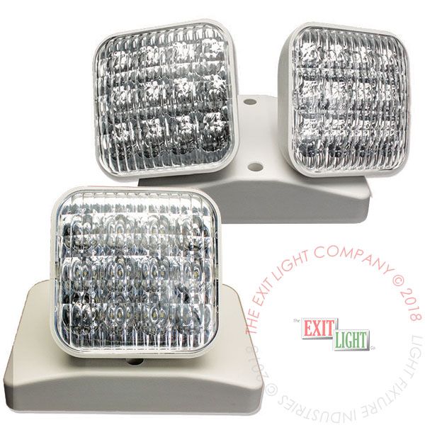 Remote Head Emergency Lights Exit Light Co.