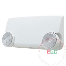 Modern Design LED Emergency Light | 315° Adjustable Lamp Heads | Subtle Wall Mounting