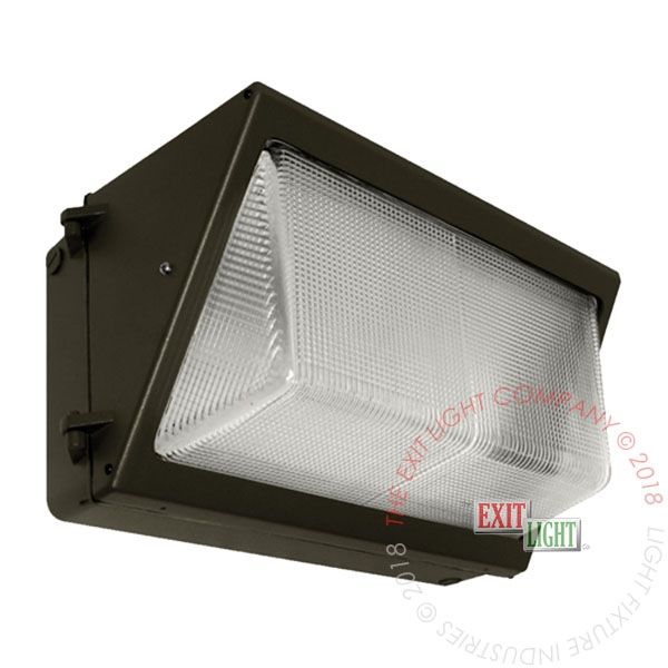 The Exit Light Co. - Light Fixture | Large Wall Pack 2x42W CFL (w/ Emergency Lighting Option) | 2 Week Lead Time