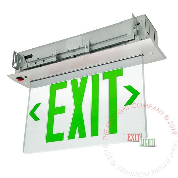 Edge Lit Exit Signs 