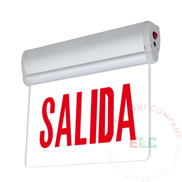SALIDA Edge Lit Red LED Exit Sign | Surface Mount | Adjustable Angle