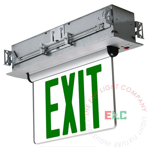 Recessed Exit Signs | Exit Light Co.