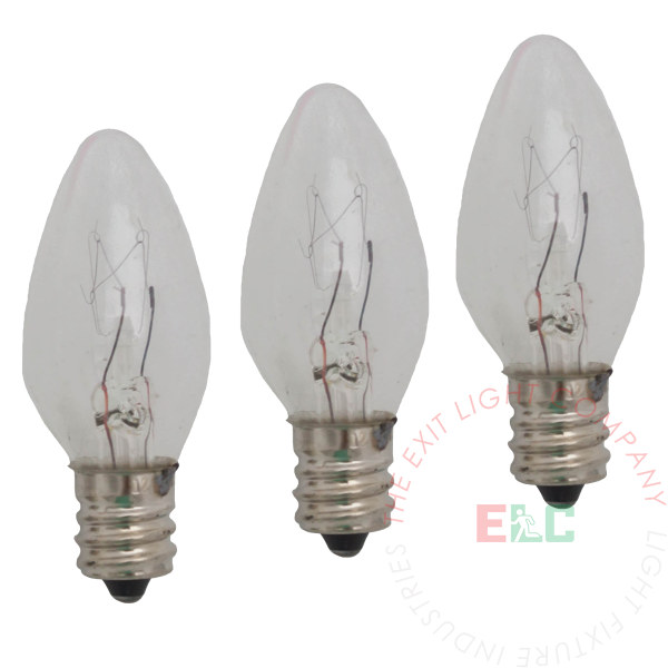 Lamp 7C7 - 7 Watt (3 bulbs per pkg)