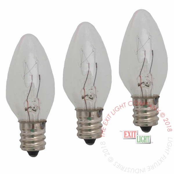 Lamp 7C7 - 7 Watt (3 bulbs per pkg)