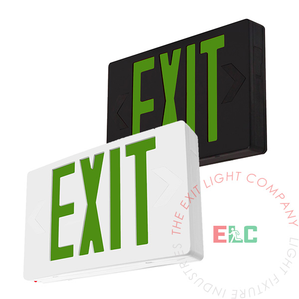 the lighting source exit signs