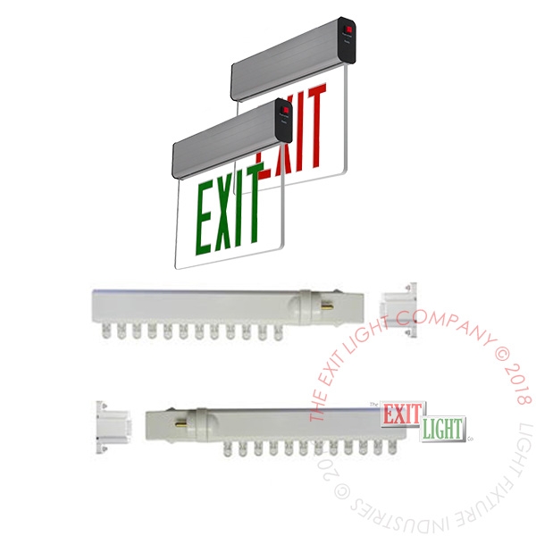 The Exit Light Co. - LED Retrofit Kit for Edge Lit Exit Signs