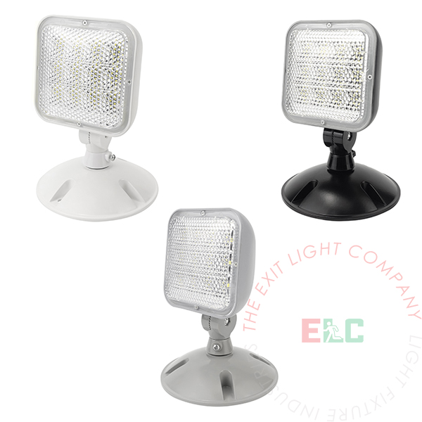 The Exit Light Co. - Outdoor Remote Head | Multi-Color Housing Options | Single or Double | Multi-Voltage | Weather Proof