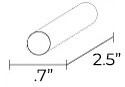 LiFePO4 3.2V 1500mAh Battery Dimensions