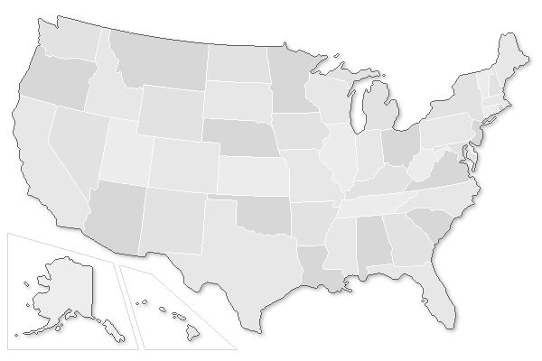 USA State Map